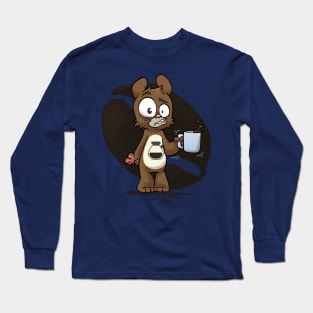 Caffein Bear Long Sleeve T-Shirt